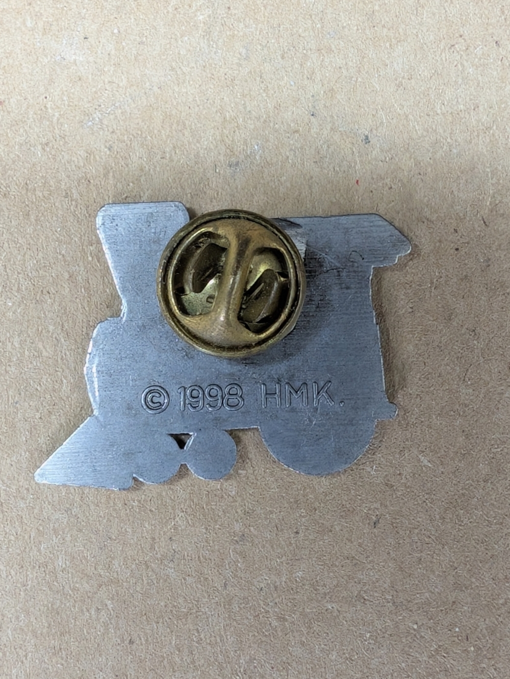 Vintage 1998 Hallmark Silver Train Commemorative Lapel or Tie Pin - Picture 2 of 3